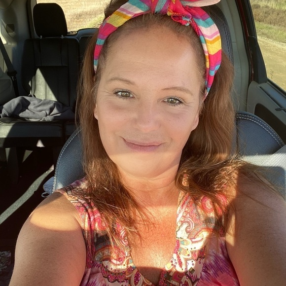 Colorful Striped Headscarf - Picture 2 of 2